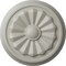 Ekena Millwork Olivia Ceiling Medallion (Fits Canopies up to 2 1/8"), Hand-Painted Pot of Cream, 7 7/8"OD x 1 1/8"P CM07OLPCF - alternate 1